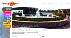 Desktop Screenshot of fantasyharbourdistrict.com